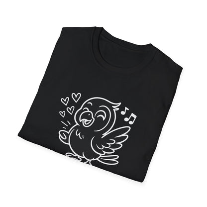 Bird T-Shirt - 'Talk Biiirdy To Me' Softstyle Tee