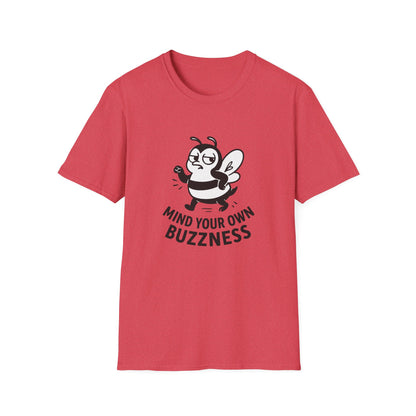Bee T-Shirt - 'Mind Your Own Buzzness' Softstyle Tee