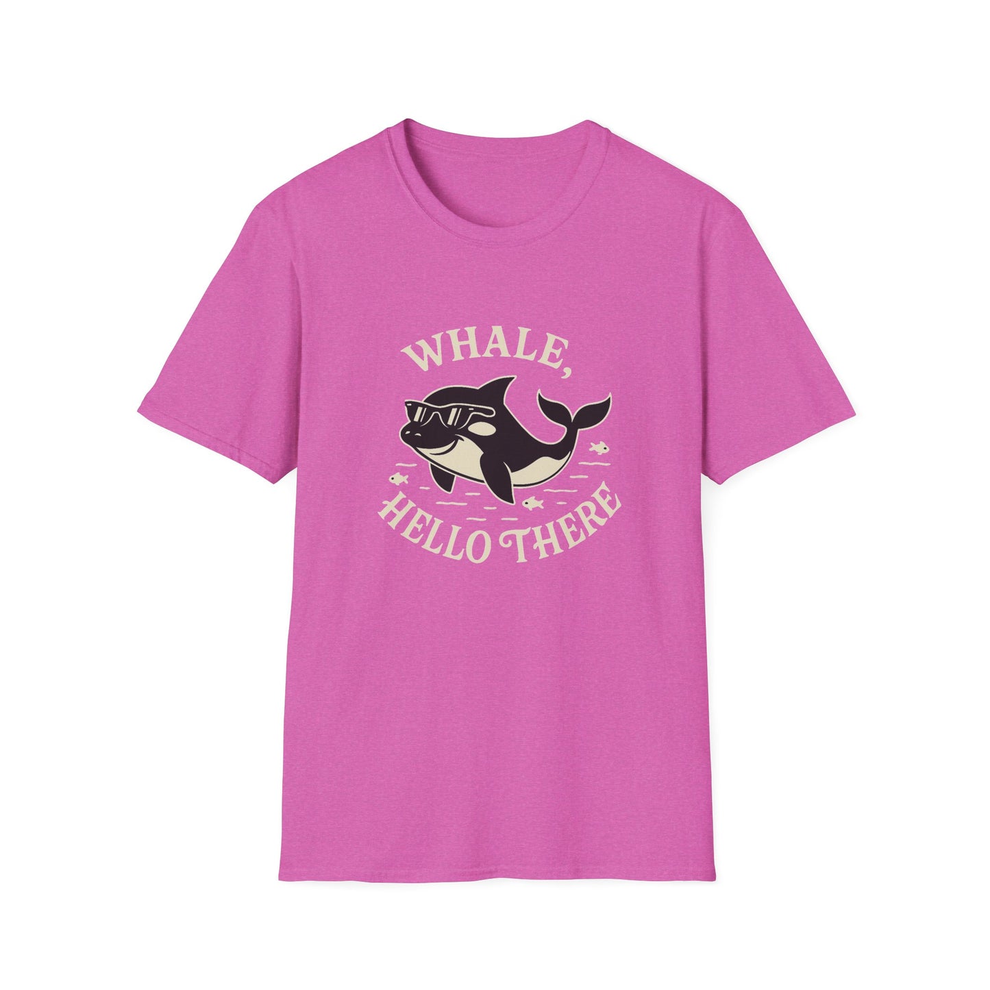 Whale T-Shirt - 'Whale Hello There' Softstyle Tee