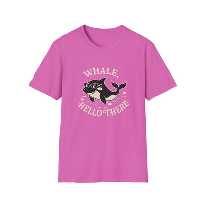 Whale T-Shirt - 'Whale Hello There' Softstyle Tee