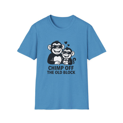 Monkey T-Shirt - 'Chimp Off the Old Block' Softstyle Tee