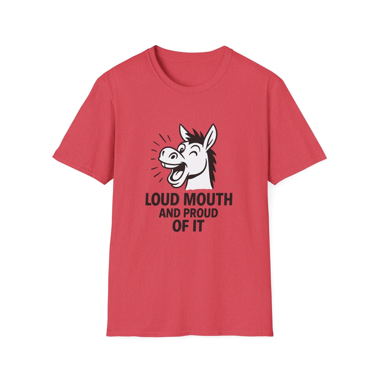 Horse T-Shirt - 'Loud Mouth' Softstyle Tee
