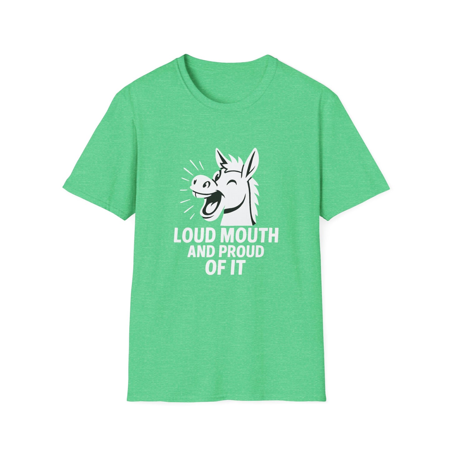 Horse T-Shirt - 'Loud Mouth' Softstyle Tee
