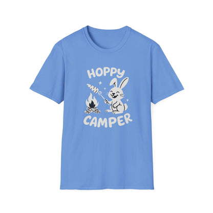 Rabbit T-Shirt - 'Hoppy Camper' Softstyle Tee