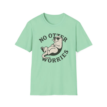Otter T-Shirt - 'No Otter Worries' Softstyle Tee