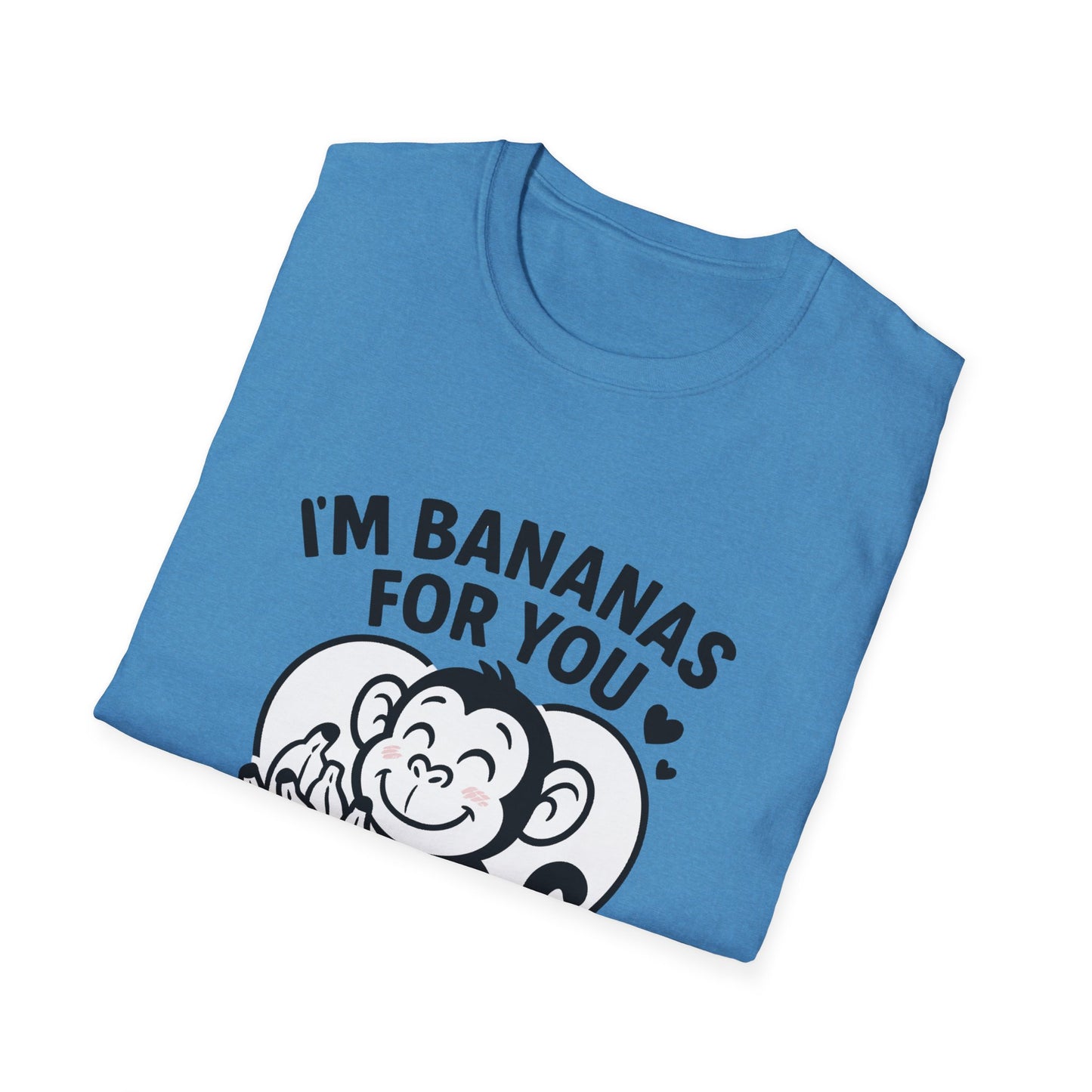 Monkey T-Shirt - 'I'm Bananas For You' Softstyle Tee