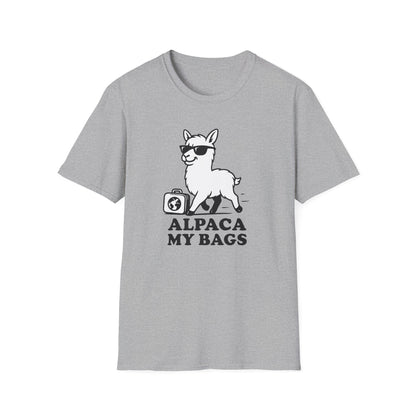Alpaca T-Shirt - 'Alpaca My Bags' Softstyle Tee