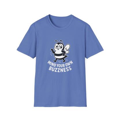 Bee T-Shirt - 'Mind Your Own Buzzness' Softstyle Tee