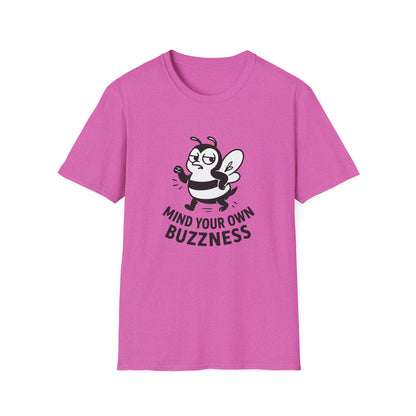 Bee T-Shirt - 'Mind Your Own Buzzness' Softstyle Tee