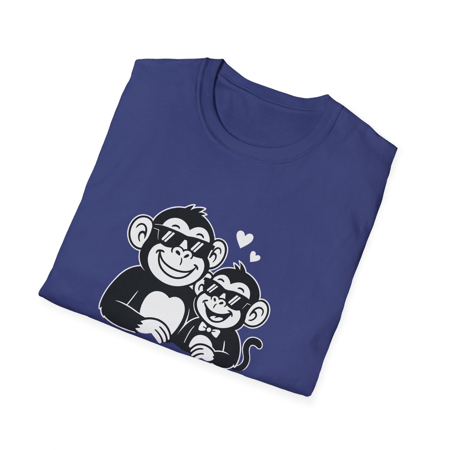 Monkey T-Shirt - 'Chimp Off the Old Block' Softstyle Tee