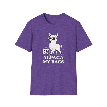 Alpaca T-Shirt - 'Alpaca My Bags' Softstyle Tee