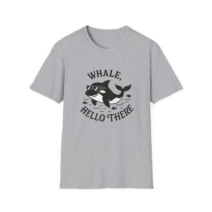 Whale T-Shirt - 'Whale Hello There' Softstyle Tee