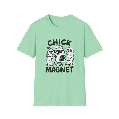 Chick T-Shirt - 'Chick Magnet' Softstyle Tee