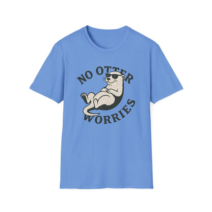 Otter T-Shirt - 'No Otter Worries' Softstyle Tee