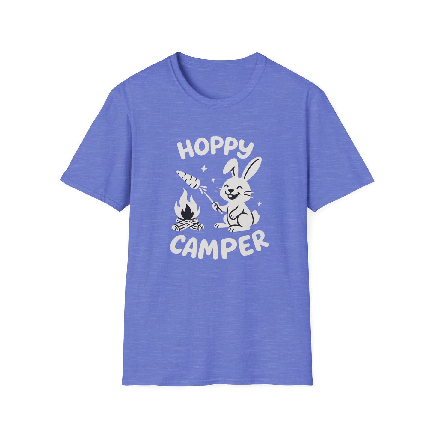 Rabbit T-Shirt - 'Hoppy Camper' Softstyle Tee