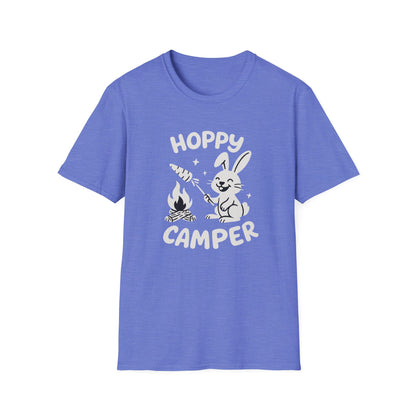 Rabbit T-Shirt - 'Hoppy Camper' Softstyle Tee