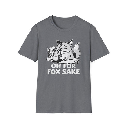 Fox T-Shirt - 'Oh For Fox Sake' Softstyle Tee