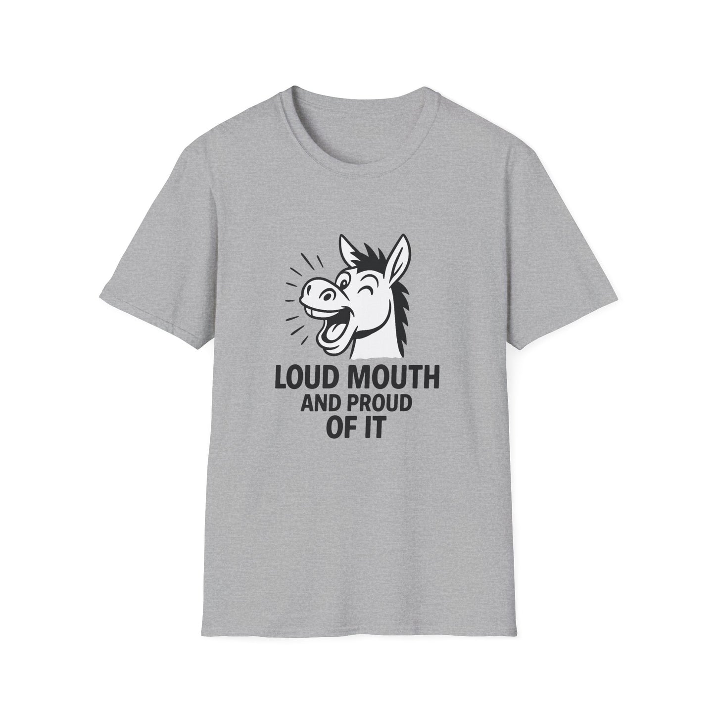 Horse T-Shirt - 'Loud Mouth' Softstyle Tee