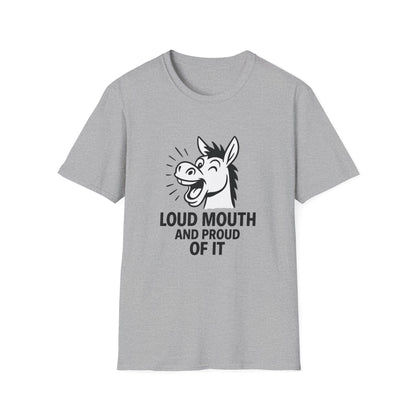 Horse T-Shirt - 'Loud Mouth' Softstyle Tee