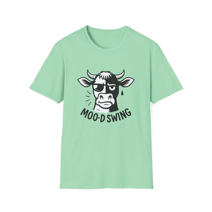 Cow T-Shirt - 'Moo-D Swing' Softstyle Tee
