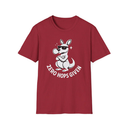 Kangaroo T-shirt - 'Zero Hops Given Tee' Softstyle Tee