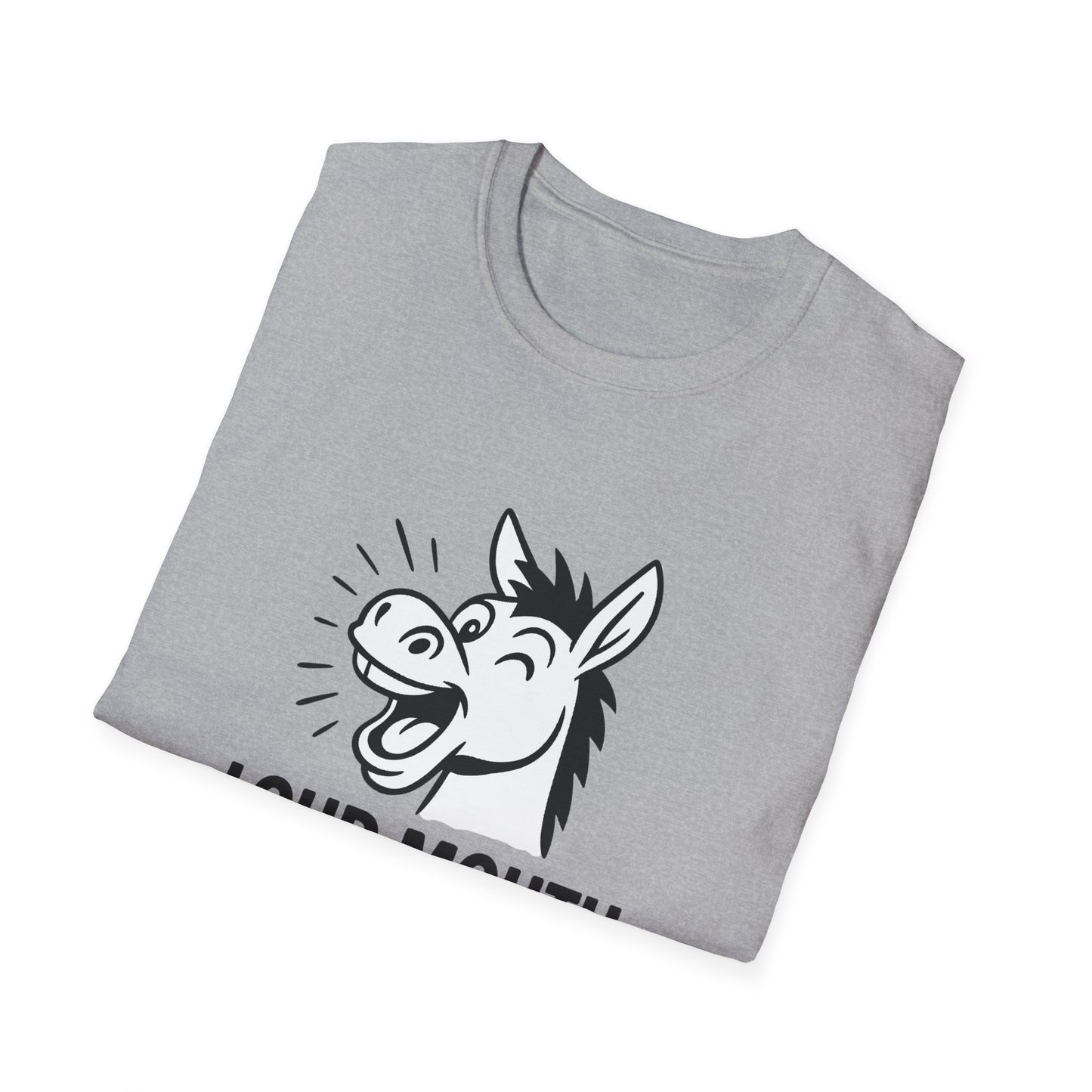 Horse T-Shirt - 'Loud Mouth' Softstyle Tee