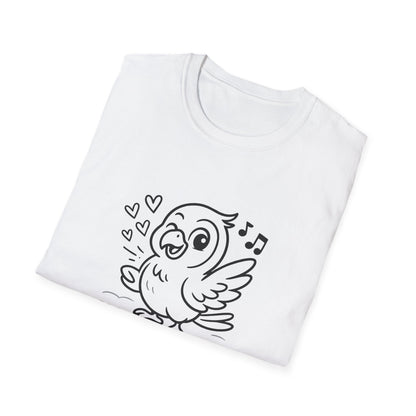 Bird T-Shirt - 'Talk Biiirdy To Me' Softstyle Tee