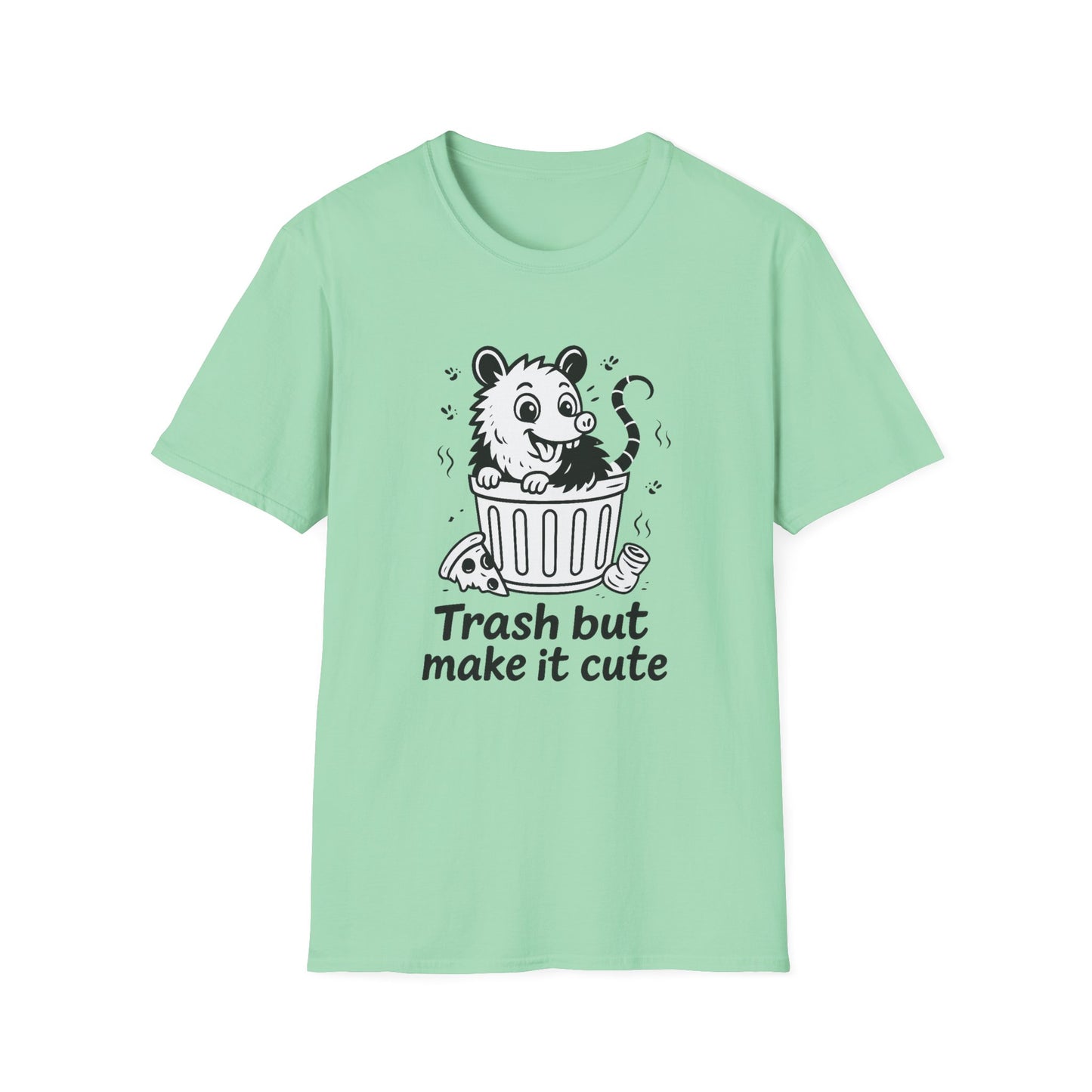 Possum T-Shirt - 'Trash But Make it Cute' Softstyle Tee
