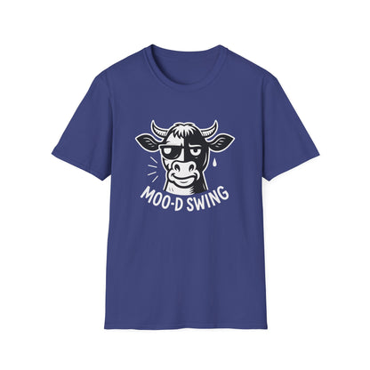 Cow T-Shirt - 'Moo-D Swing' Softstyle Tee