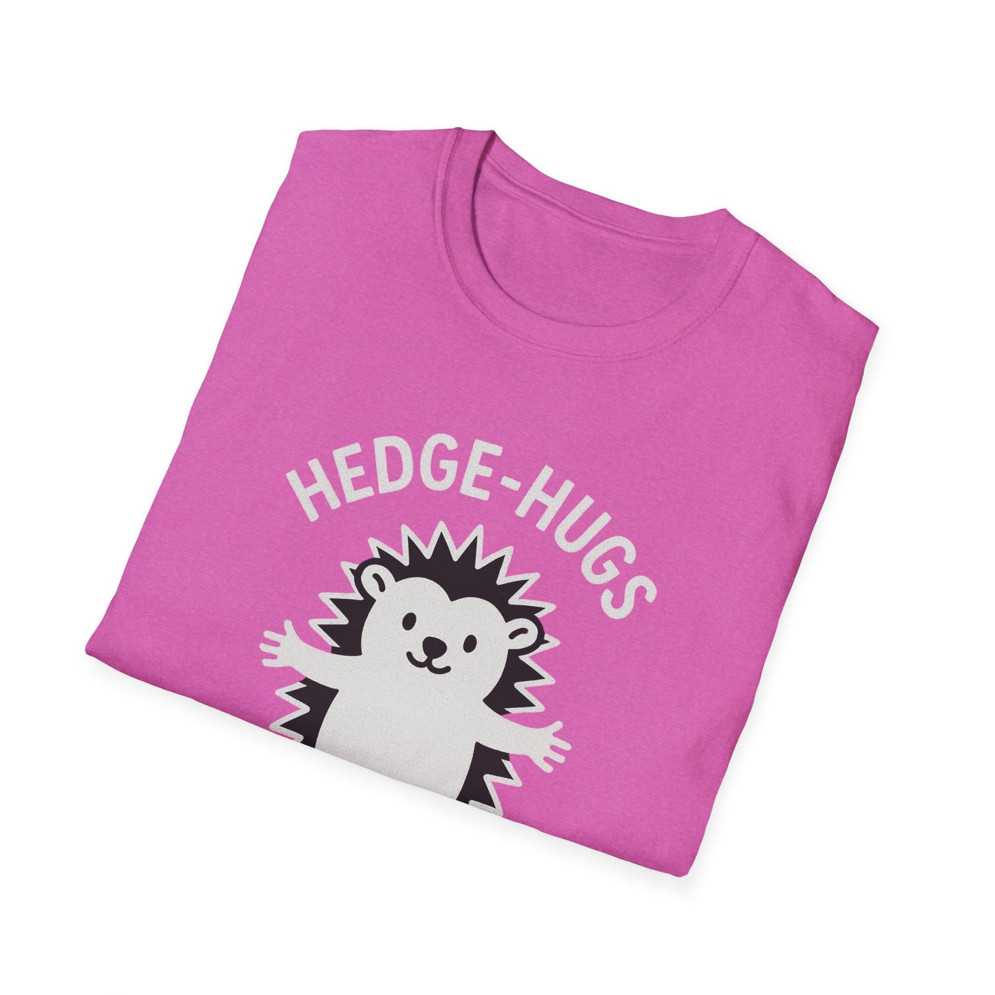 Hedgehog T-Shirt - 'Hedge-Hugs' Softstyle Tee