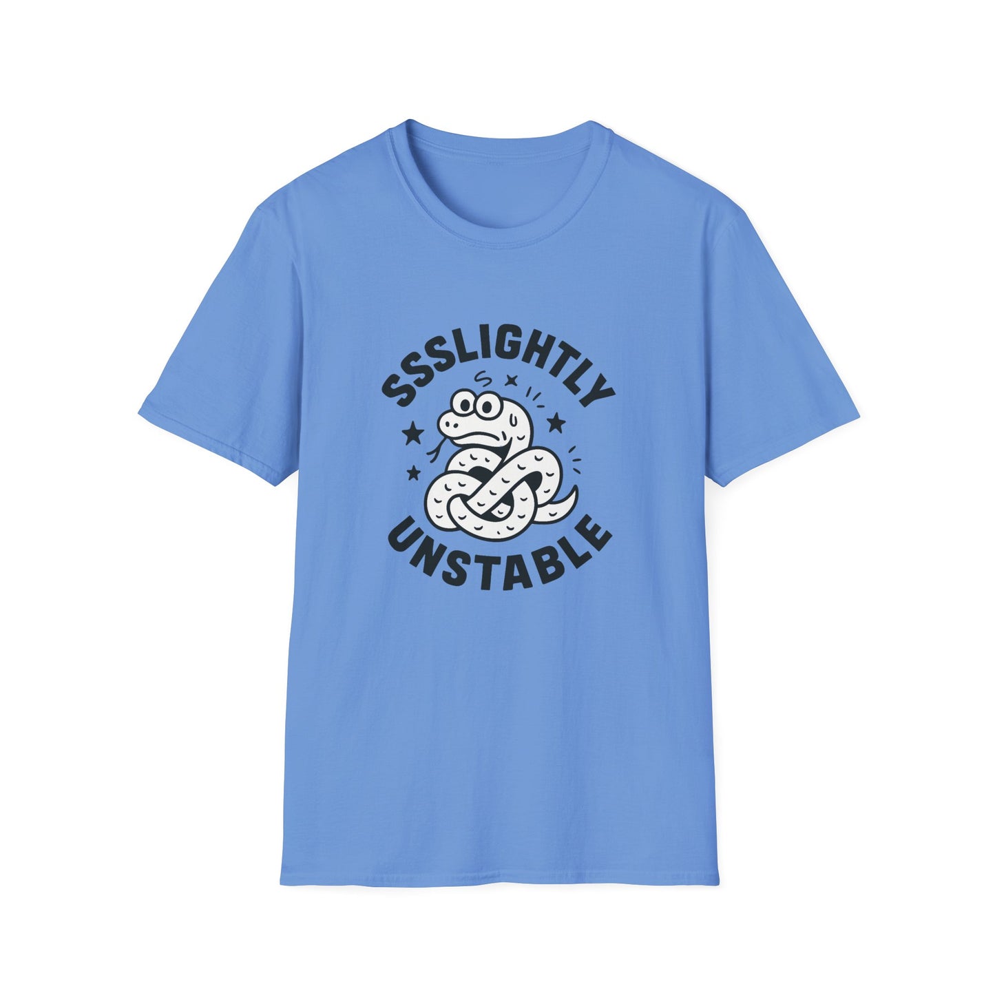 Slightly Unstable T-Shirt, Unisex Tee, Funny Graphic Shirt, Casual Wear, Gift for Friends, Quirky Fashion Statement