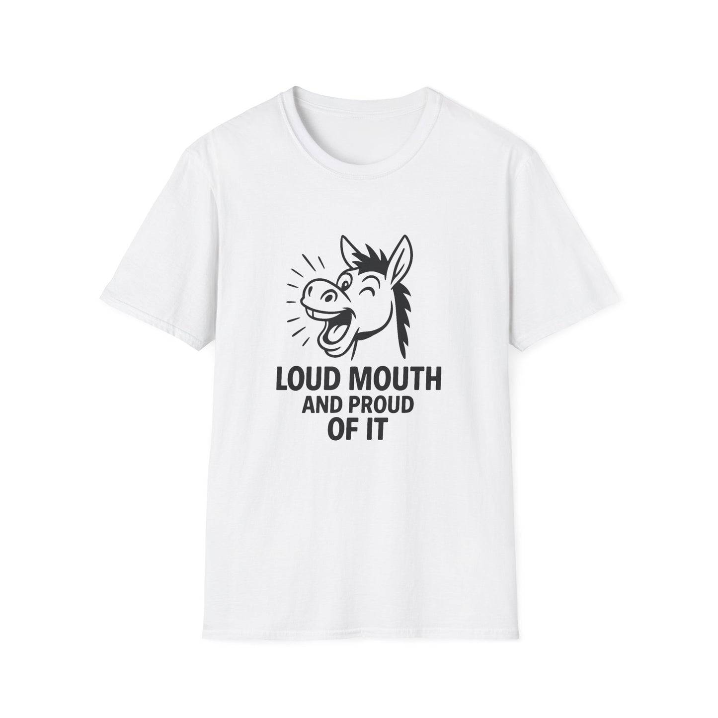 Horse T-Shirt - 'Loud Mouth' Softstyle Tee