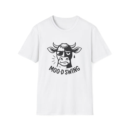 Cow T-Shirt - 'Moo-D Swing' Softstyle Tee