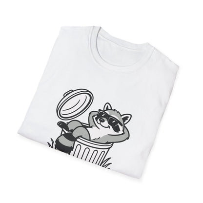 Racoon T-Shirt - 'Don't Trash My Vibe' Softstyle Tee