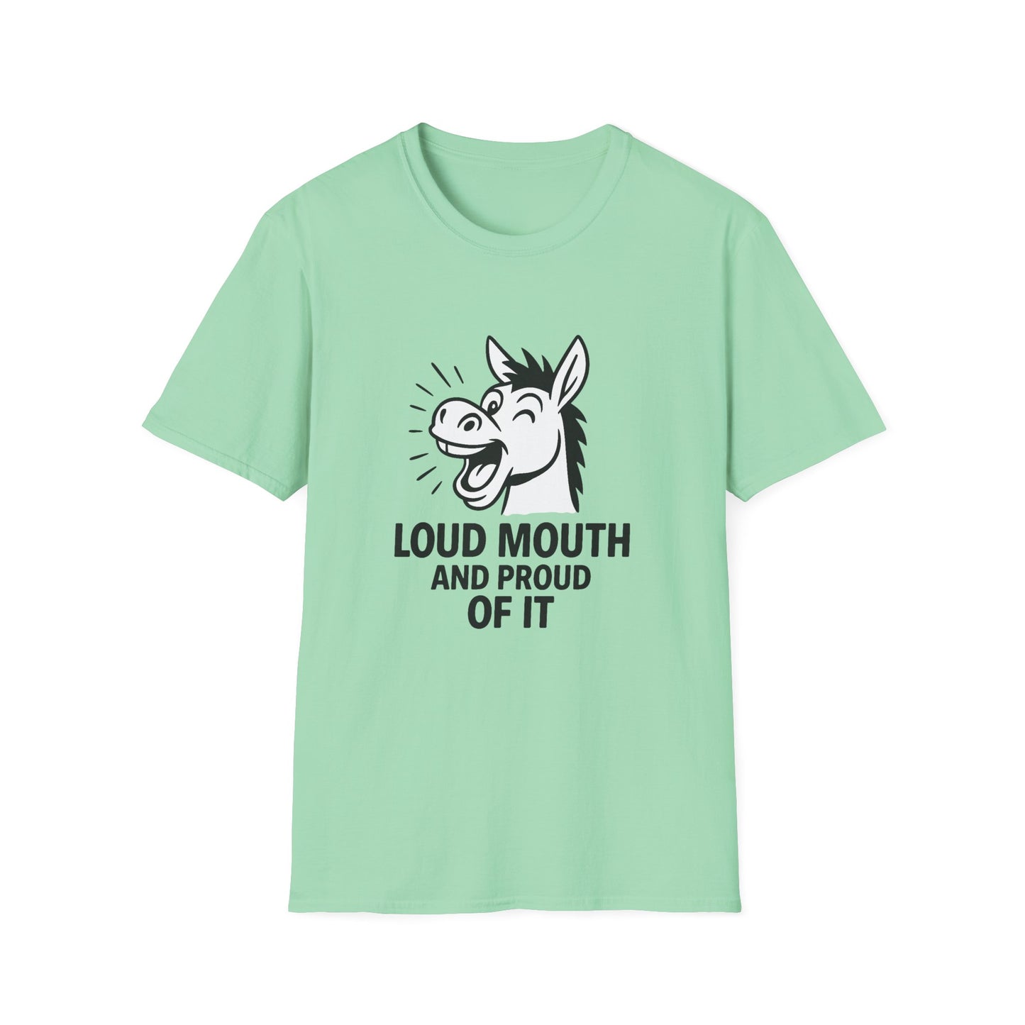 Horse T-Shirt - 'Loud Mouth' Softstyle Tee