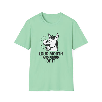 Horse T-Shirt - 'Loud Mouth' Softstyle Tee