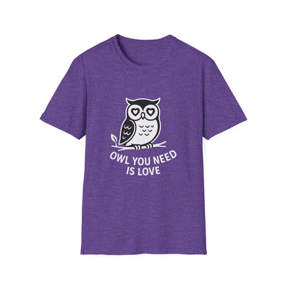 Owl T-Shirt - 'Owl You Need is Love' Softstyle Tee