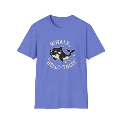 Whale T-Shirt - 'Whale Hello There' Softstyle Tee
