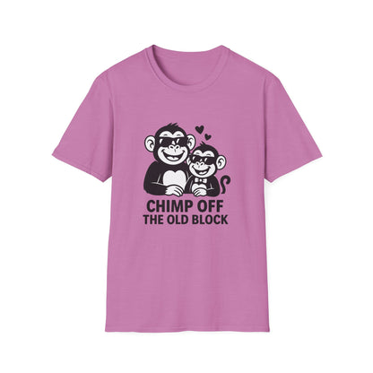 Monkey T-Shirt - 'Chimp Off the Old Block' Softstyle Tee