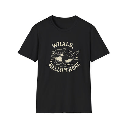 Whale T-Shirt - 'Whale Hello There' Softstyle Tee