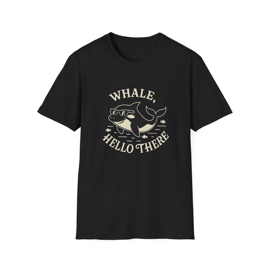Whale T-Shirt - 'Whale Hello There' Softstyle Tee