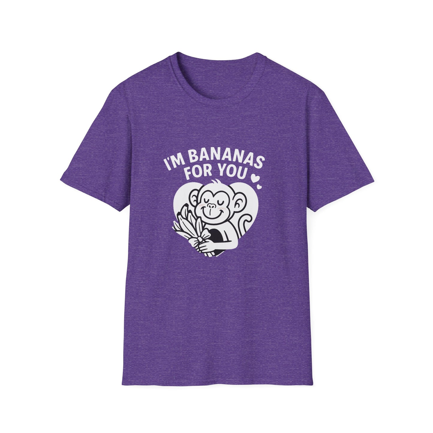 Monkey T-Shirt - 'I'm Bananas For You' Softstyle Tee