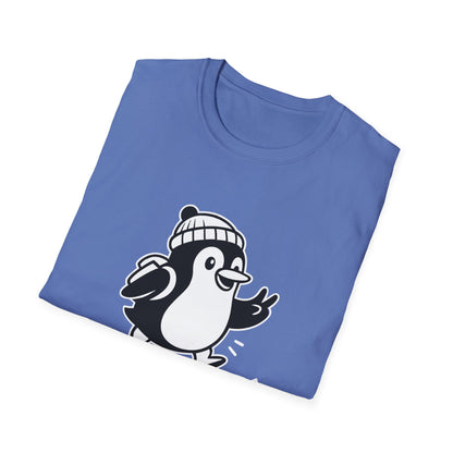 Penguin T-Shirt - 'Just Wingin' It' Softstyle Tee