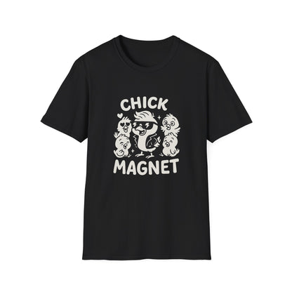 Chick T-Shirt - 'Chick Magnet' Softstyle Tee
