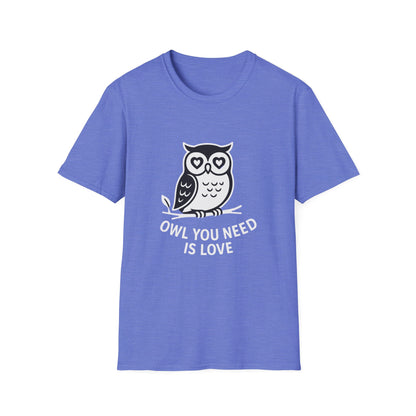 Owl T-Shirt - 'Owl You Need is Love' Softstyle Tee