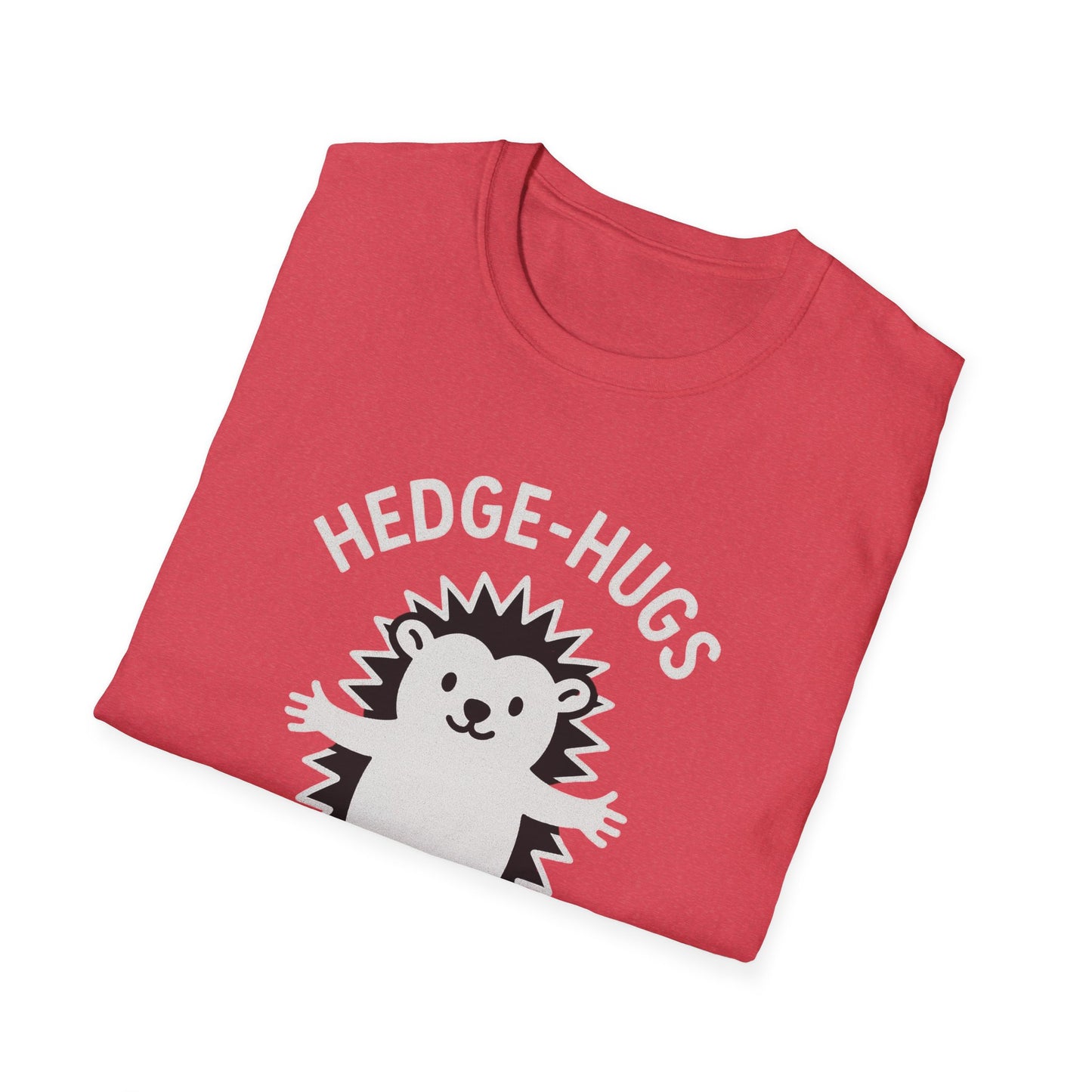 Hedgehog T-Shirt - 'Hedge-Hugs' Softstyle Tee