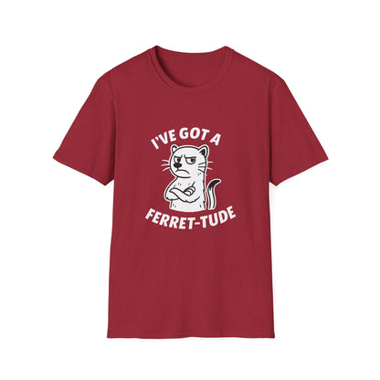 Ferret T-Shirt - 'I've Got a Ferret-Tude' Softstyle Tee
