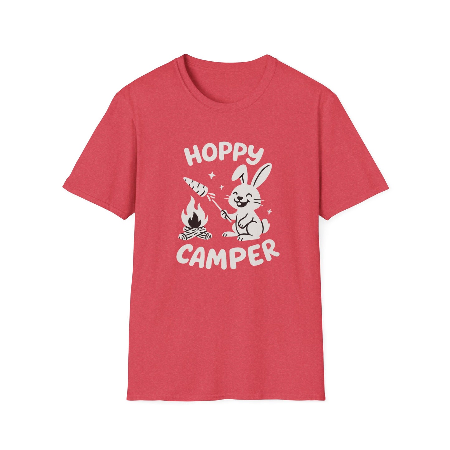 Rabbit T-Shirt - 'Hoppy Camper' Softstyle Tee