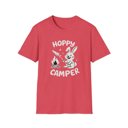 Rabbit T-Shirt - 'Hoppy Camper' Softstyle Tee