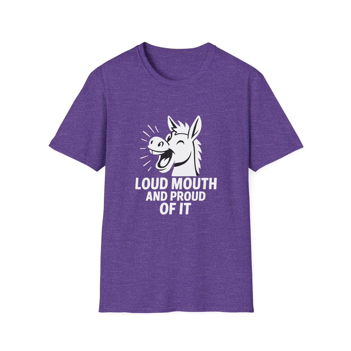 Horse T-Shirt - 'Loud Mouth' Softstyle Tee